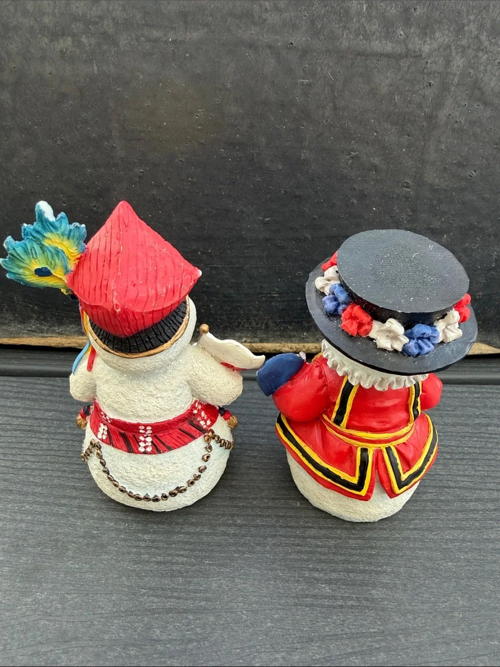 Galleria lucchese snowmen around the world 97/98 VTG British / Polish Flag Set